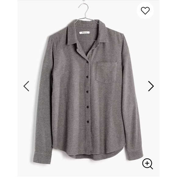 Flannel shrunken ex-boyfriend shirt - Picture 1 of 4